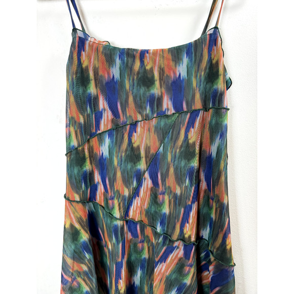 Urban Outfitters Fairy Forest Grunge Whimsygoth Abstract Dark Maximalist Dress M - Picture 2 of 7